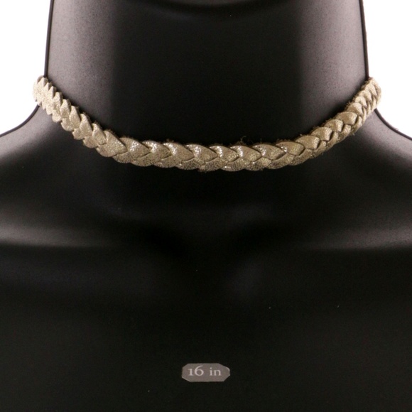 Express Choker-Necklace Gold NWT - Picture 3 of 4